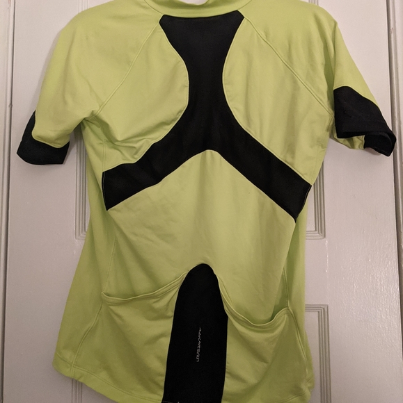 Louis Garneau Women's Neon Yellow Cycling Tee - M - Picture 3 of 4